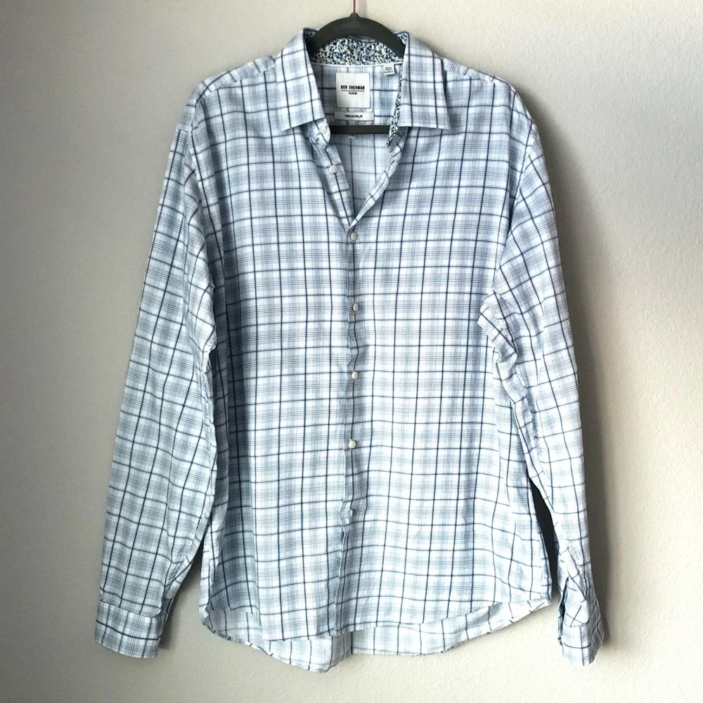 CLOSEOUT \Ben Sherman\• Men’s Tailored Slim Fit Dress Shirt - Picture 1 of 16